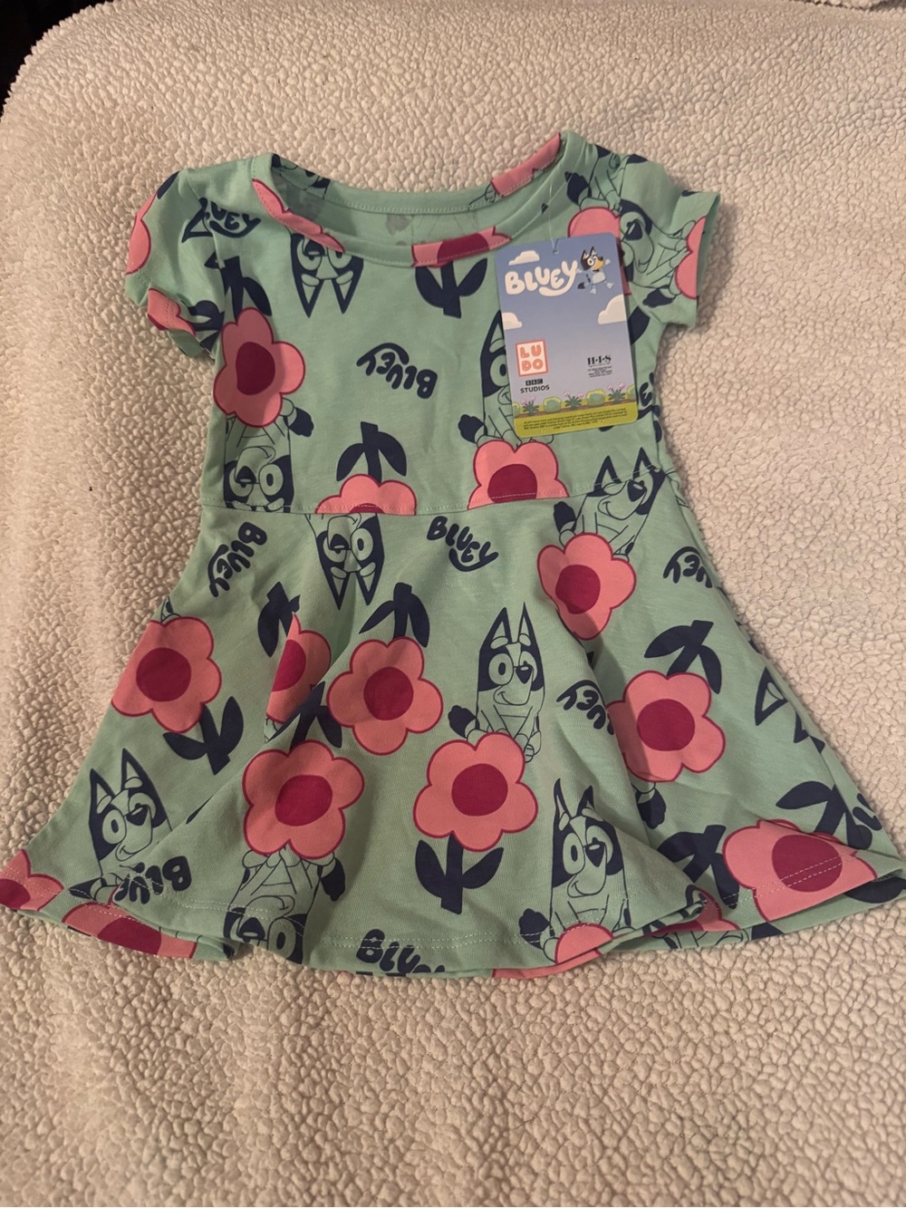 Girls' Bluey NWT Size 12 Months  Skater Dress B7
